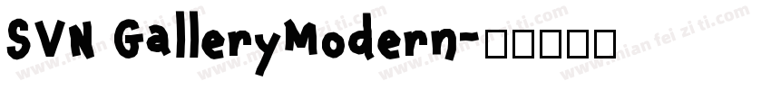 SVN GalleryModern字体转换